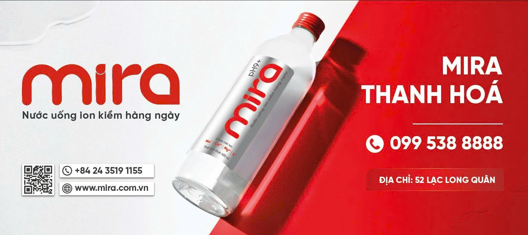 Văn phòng đại diện nước uống ion kiềm Mira tại 52 Lạc Long Quân, Thanh Hóa