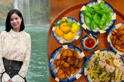Đi làm về muộn, mẹ đảm Quảng Ninh nấu mâm cơm đủ món mỗi ngày