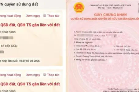Sổ đỏ bắt đầu hiển thị trên VNeID, người dân có thể tra cứu