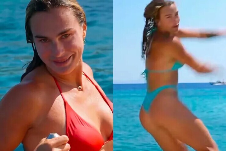 Sabalenka diện bikini nhỏ xíu gây choáng, sẵn sàng tranh cúp Cincinnati Open