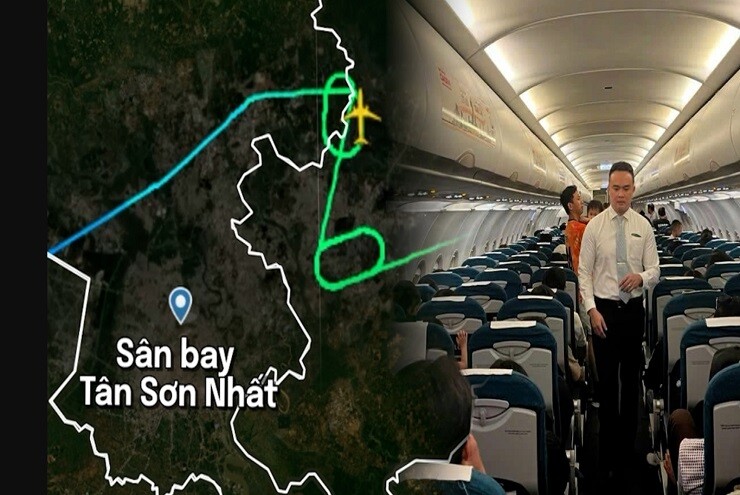 Loạt máy bay chờ trên không khi UAV xuất hiện gần Tân Sơn Nhất
