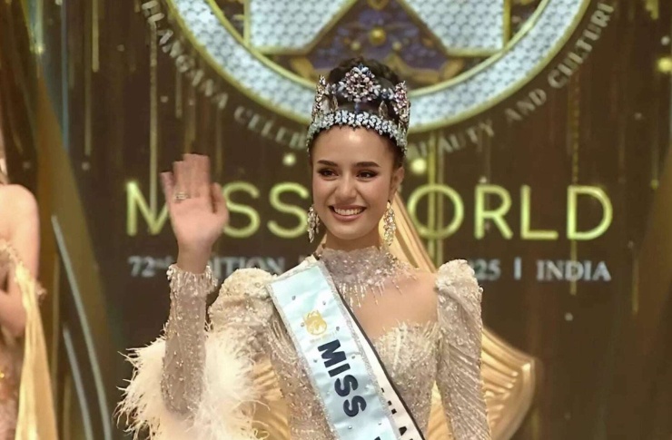 Đương kim Hoa hậu Thế giới - Miss World 2025 Opal Suchata Chuangsri. (Ảnh: BTC)
