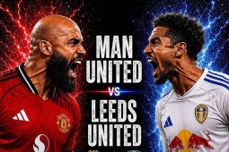 Trực tiếp bóng đá MU - Leeds: Derby làm nóng trước mùa