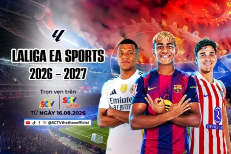 LALIGA Ea Sports 2026/27 bùng nổ trở lại trên SCTV