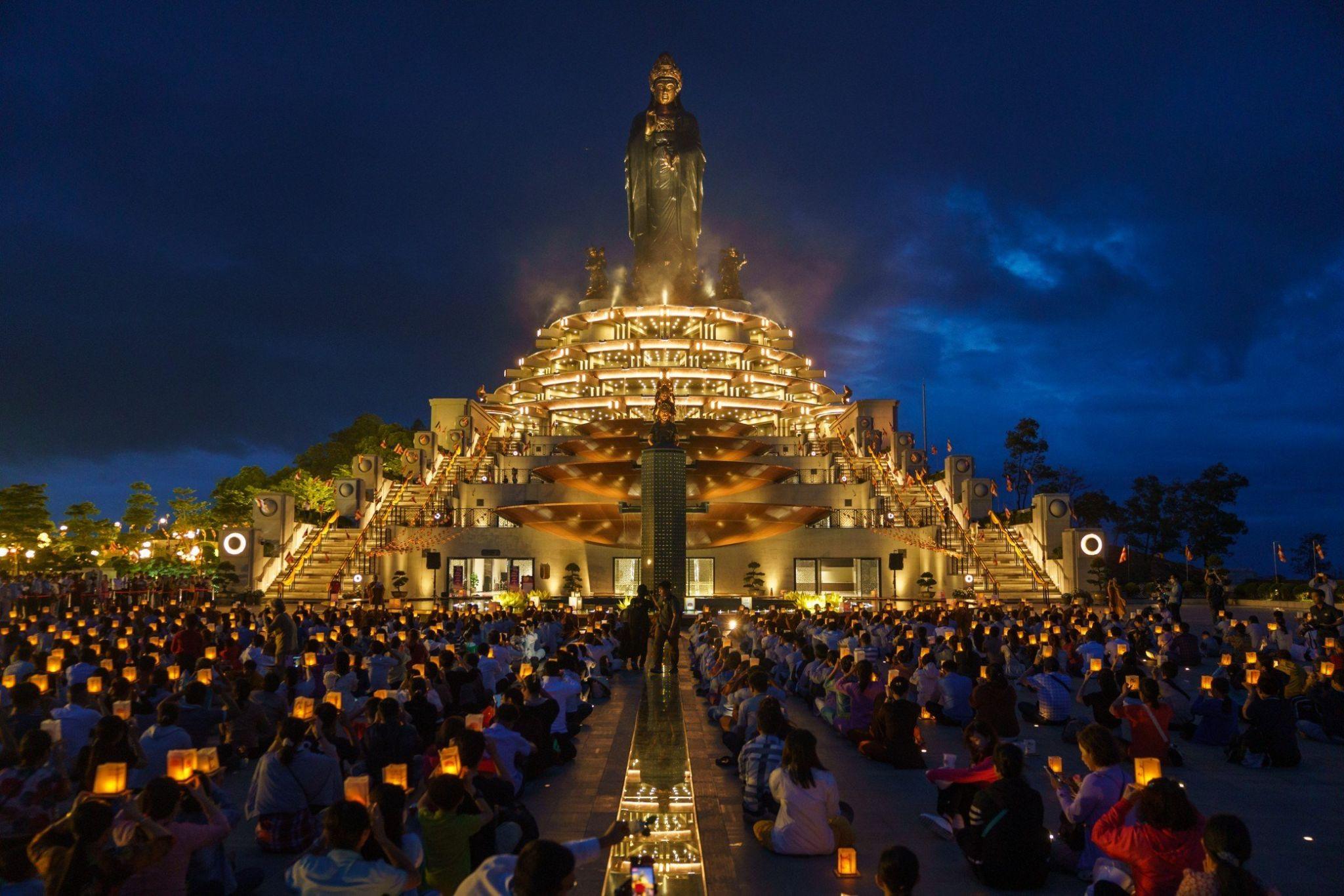 Lễ Vu Lan sẽ diễn ra vào ngày 22/8/2026 trên đỉnh Bà Đen với một nhiều nghi thức thiêng liêng. Ảnh: Nguyễn Minh Tú