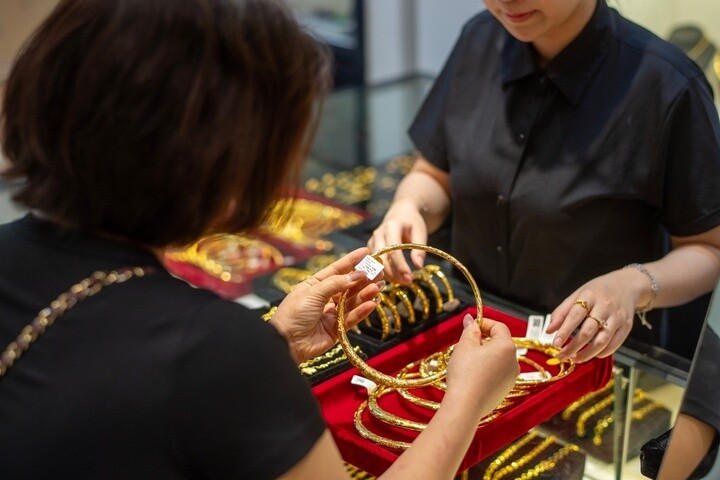 Giá vàng hôm nay tăng vọt. (Ảnh: Minh Đức).