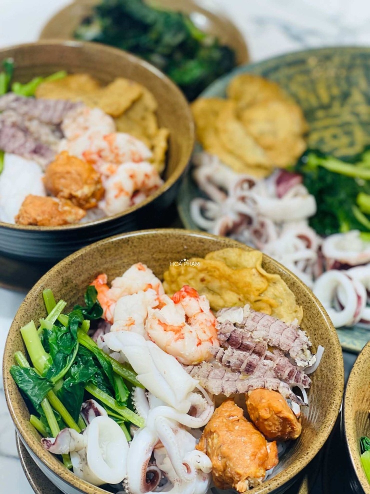 Để nấu bún hải sản đậm đà, thơm ngọt tự nhiên đừng bỏ qua công thức này, món ăn thơm phức, ngọt lành - 3