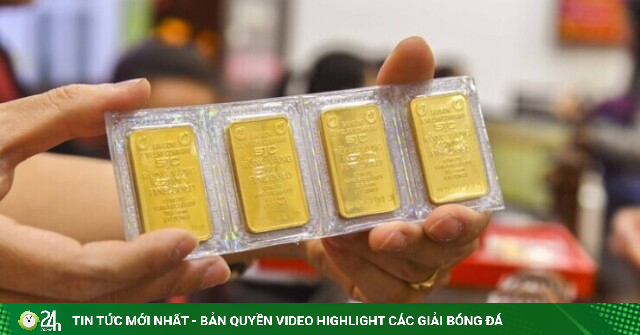 Giá vàng SJC và vàng nhẫn giảm vào ngày 13/8