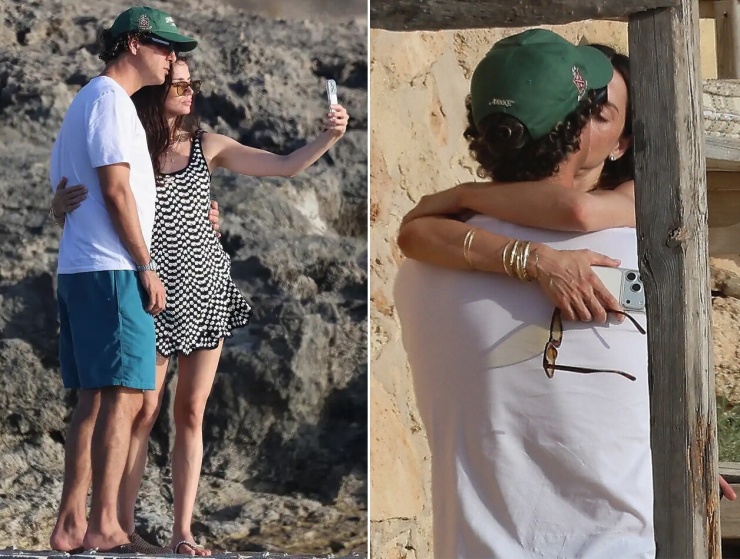 Ana de Armas và ca sĩ Beto Montenegro tình tứ ở Tây Ban Nha. Ảnh: Backgrid