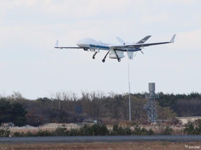 UAV Sea Guardian MQ-9B của Mỹ. Ảnh: Jiji Press