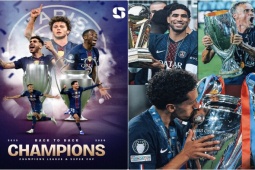 PSG giành Siêu cúp châu Âu: 10 danh hiệu/2 mùa, xứng danh  " Vua săn cúp " 