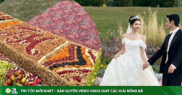 Bánh cưới 'đổi được mấy căn nhà' của Mạch Địch Na - Khương Triều