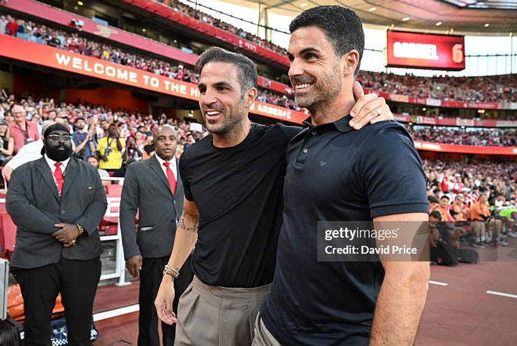 Fabregas mừng cho Arteta và Arsenal
