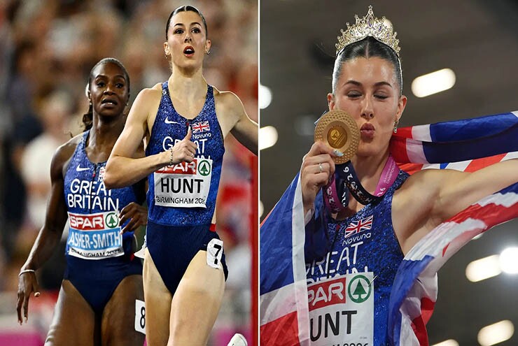 “Nữ thần điền kinh” Amy Hunt lập cú đúp vàng châu Âu, gặp vấn đề sức khỏe nghiêm trọng