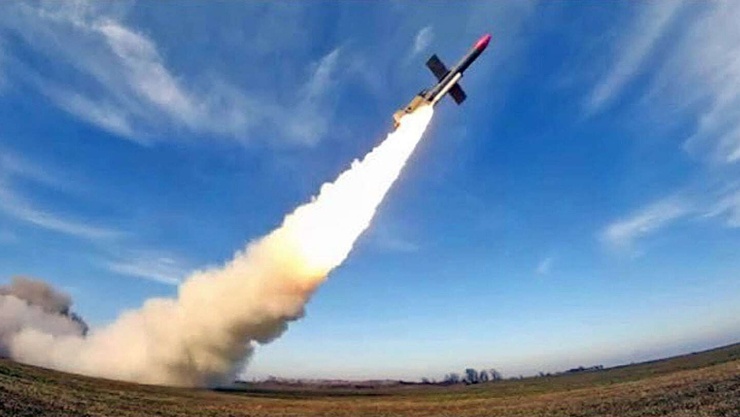 Tên lửa hành trình FP-5 Flamingo của Ukraine. Ảnh Ukrainska Pravda