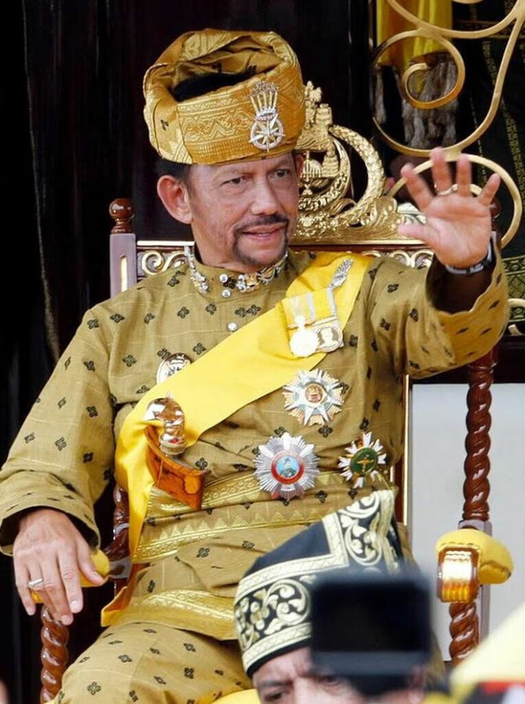 Quốc vương Brunei Hassanl Bolkiah tròn 80 tuổi hôm 15/7. Ảnh: Instagram