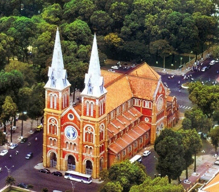 Nhà thờ Đức Bà ở Thành phố Hồ Chí Minh. (Ảnh: Mia)