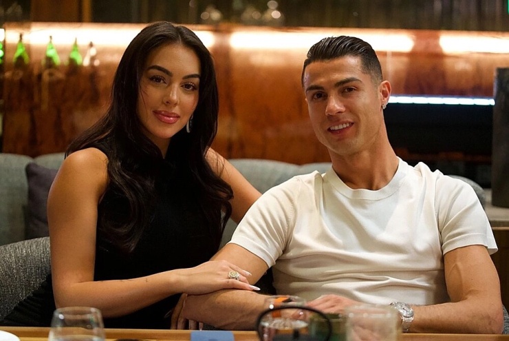 C. Ronaldo và Georgina. Ảnh: Instagram Georgina Rodriguez