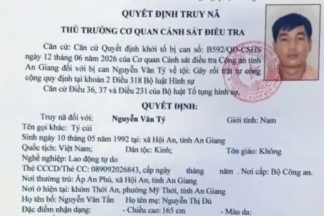 Truy nã Tý “củi”