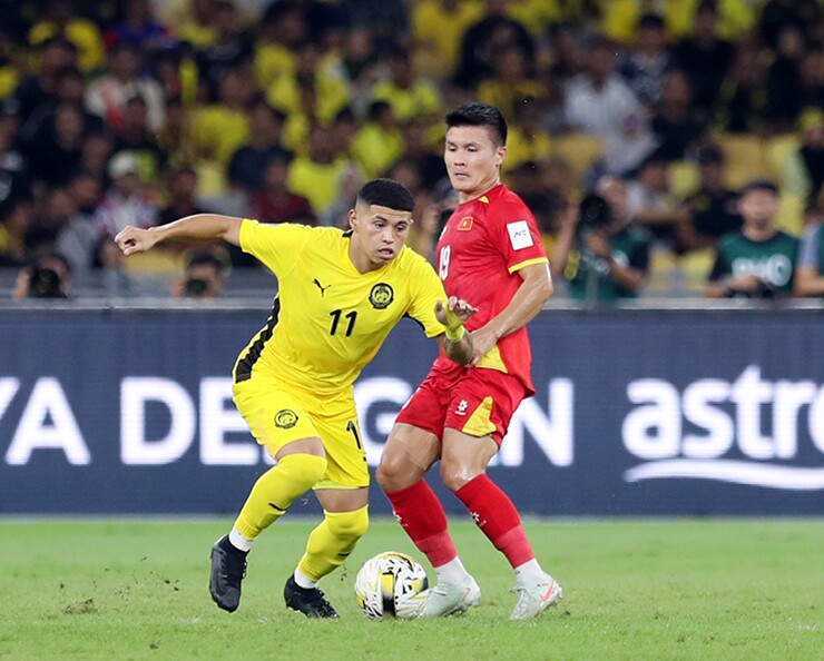 Quang Hải và đồng đội muốn tạo lợi thế trên sân của Malaysia.