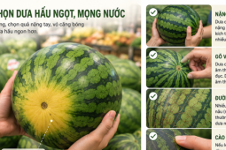 Mẹo chọn dưa hấu ngọt, mọng nước