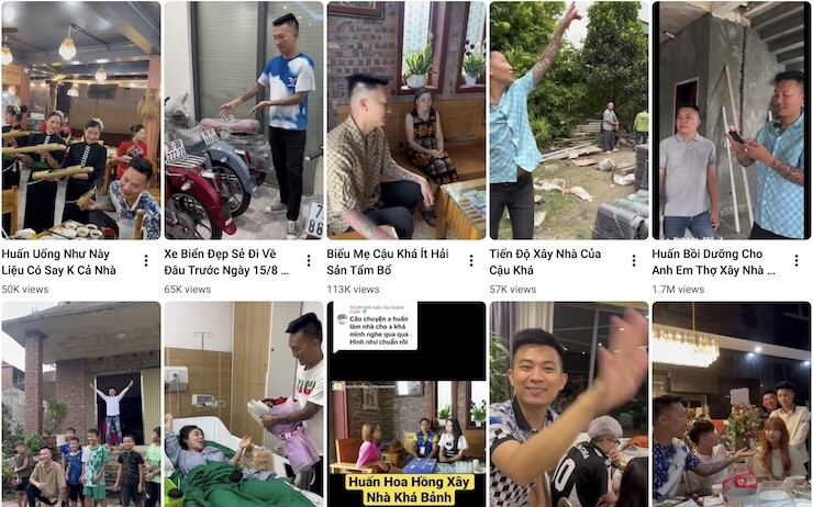 Huấn Hoa Hồng là kênh mạng xã hội thu hút nhiều lượt theo dõi.