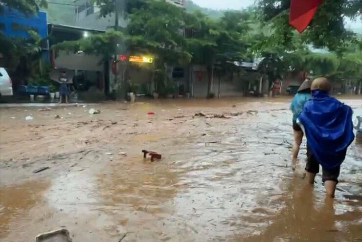 6 tỉnh thành là tâm điểm của mưa lớn, lũ trên các sông miền Bắc dâng cao