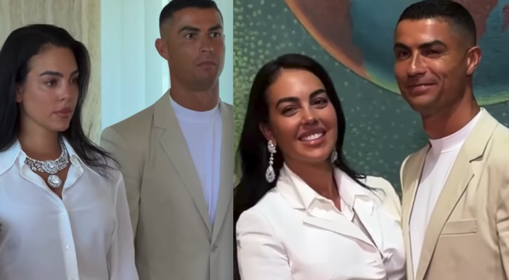 Georgina và Ronaldo đều ăn vận giản dị, thanh lịch trong lễ cưới hôm 11/8.