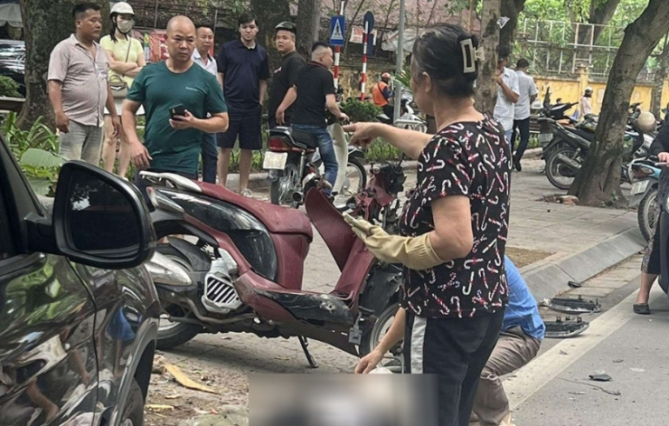 Hiện trường vụ tai nạn. (Ảnh: Văn Ngân)