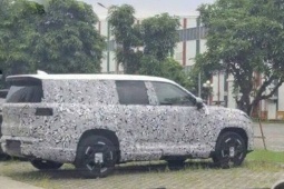 Xe SUV cỡ lớn mới ngụy trang xuất hiện tại nhà máy VinFast