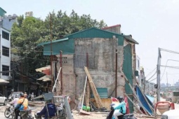 Mục sở thị khu đất rộng 6.800m2 kẹp giữa La Thành và Vành đai 1 chuẩn bị thành vườn hoa, bãi đỗ xe