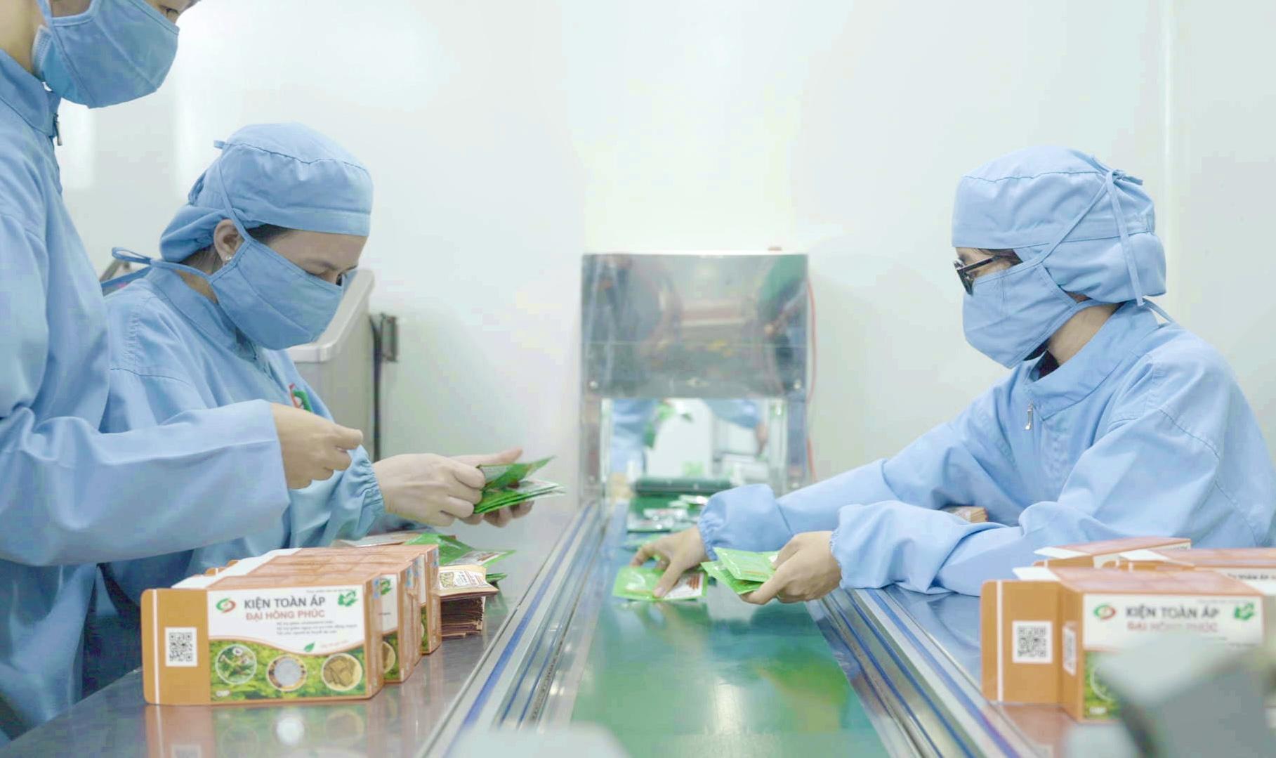 Hệ thống dây chuyền sản xuất đạt chuẩn GMP-WHO của Công ty TNHH YHCT Đại Hồng Phúc