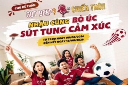 Đồng hành cùng đội tuyển Việt Nam, cùng Thịt Bò Úc sẻ chia trọn vẹn từng khoảnh khắc bóng đá