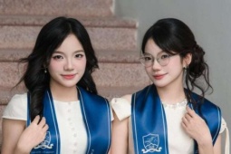 2 chị em sinh đôi xinh đẹp, giỏi giang cùng tốt nghiệp Xuất sắc Sư phạm Tiếng Anh, có truyền thống gia đình đáng nể
