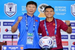 Họp báo ĐT Việt Nam - Malaysia: Thầy Kim dè chừng 2 sao Malaysia, HLV Tan Cheng Hoe mơ cú sốc