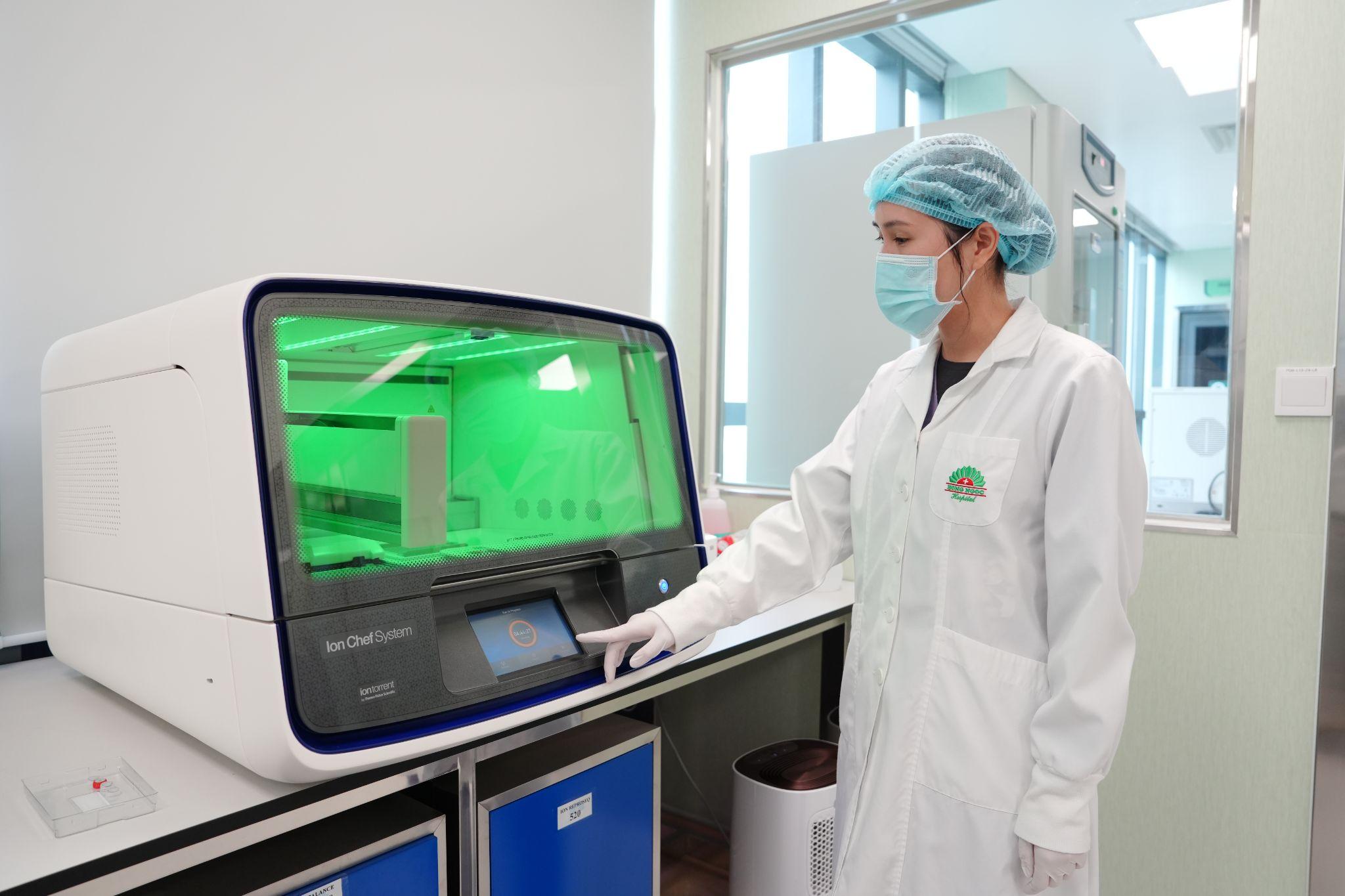 Hệ thống phòng Lab tiêu chuẩn châu Âu tại IVF Hồng Ngọc Phúc Trường Minh.