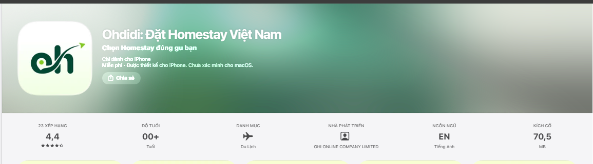 App Ohdidi trên App Store