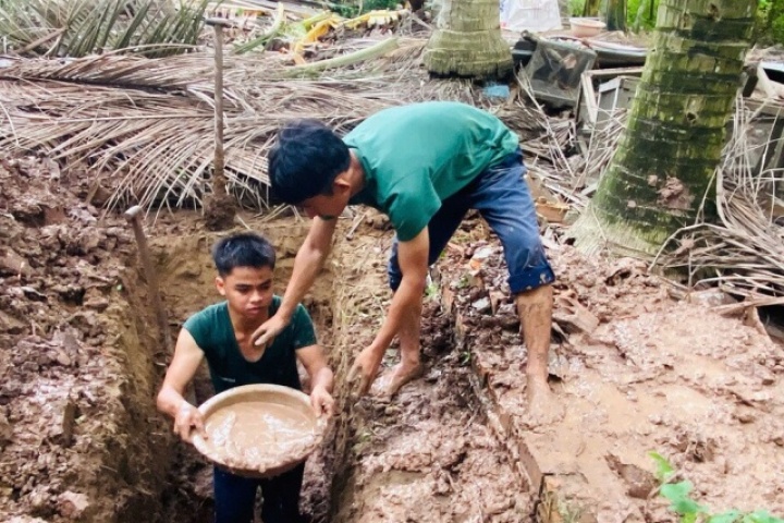 42 hài cốt liệt sĩ được tìm thấy trong vườn dừa ở Đồng Tháp