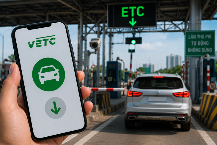 Theo VETC, tài khoản giao thông không phát sinh giao dịch vẫn có thể bị thu phí, nếu được liên kết với ví điện tử thuộc diện áp dụng phí. (Ảnh minh họa bằng AI)