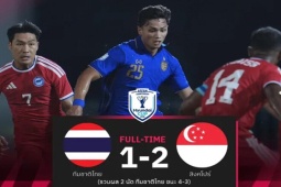 Thái Lan thua sốc Singapore: HLV Hudson bị báo chí chất vấn,  " Voi chiến "  tụt hạng FIFA