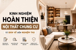 Kinh nghiệm hoàn thiện nội thất chung cư từ bản vẽ đến nghiệm thu