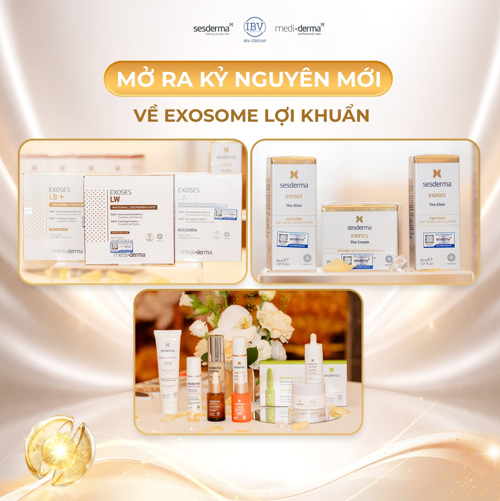 Sesderma, Mediderma mở ra Kỷ nguyên mới về Exosome Lợi khuẩn