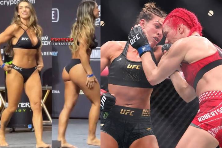 Trọng tài lén sờ "vòng 3" nữ vô địch UFC, camera bắt trọn góc cực hiểm