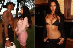 Nàng Kim "siêu vòng 3" khoe loạt bikini mặc như không, hạnh phúc bên Hamilton