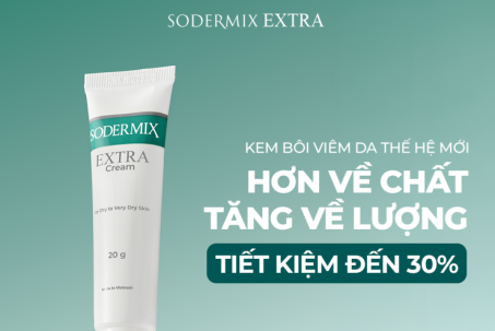 Thị trường sản phẩm hỗ trợ viêm da cơ địa đón thêm phiên bản mới từ Sodermix