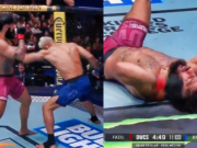 Võ sĩ tung cú đấm mạnh nhất lịch sử kết liễu đối thủ bất bại, "bố già" UFC kinh ngạc