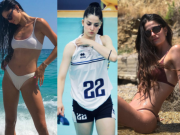 Nàng thơ bóng chuyền Hy Lạp gây sốt khi mặc bikini khoe dáng chuẩn siêu mẫu