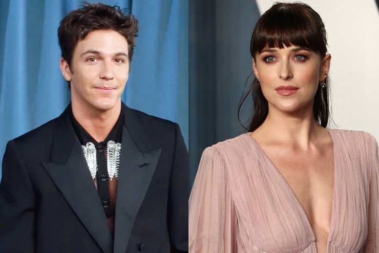 Role Model và Dakota Johnson. Ảnh: FilmMagic