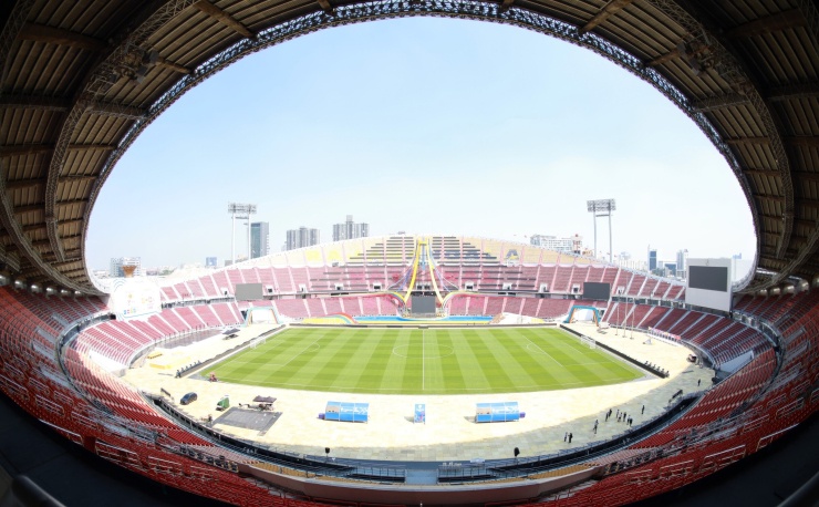 Sân vận động Rajamangala, nơi sẽ diễn ra lượt đi chung kết ASEAN Cup 2026 giữa Thái Lan - Việt Nam. Ảnh chụp ngày 2/12/2025. Ảnh: Đức Đồng