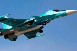 Sân bay quân sự Nga hứng hỏa lực, cường kích Su-34 bị hư hại
